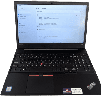 Refurbished Lenovo ThinkPad E580 - B619339 A